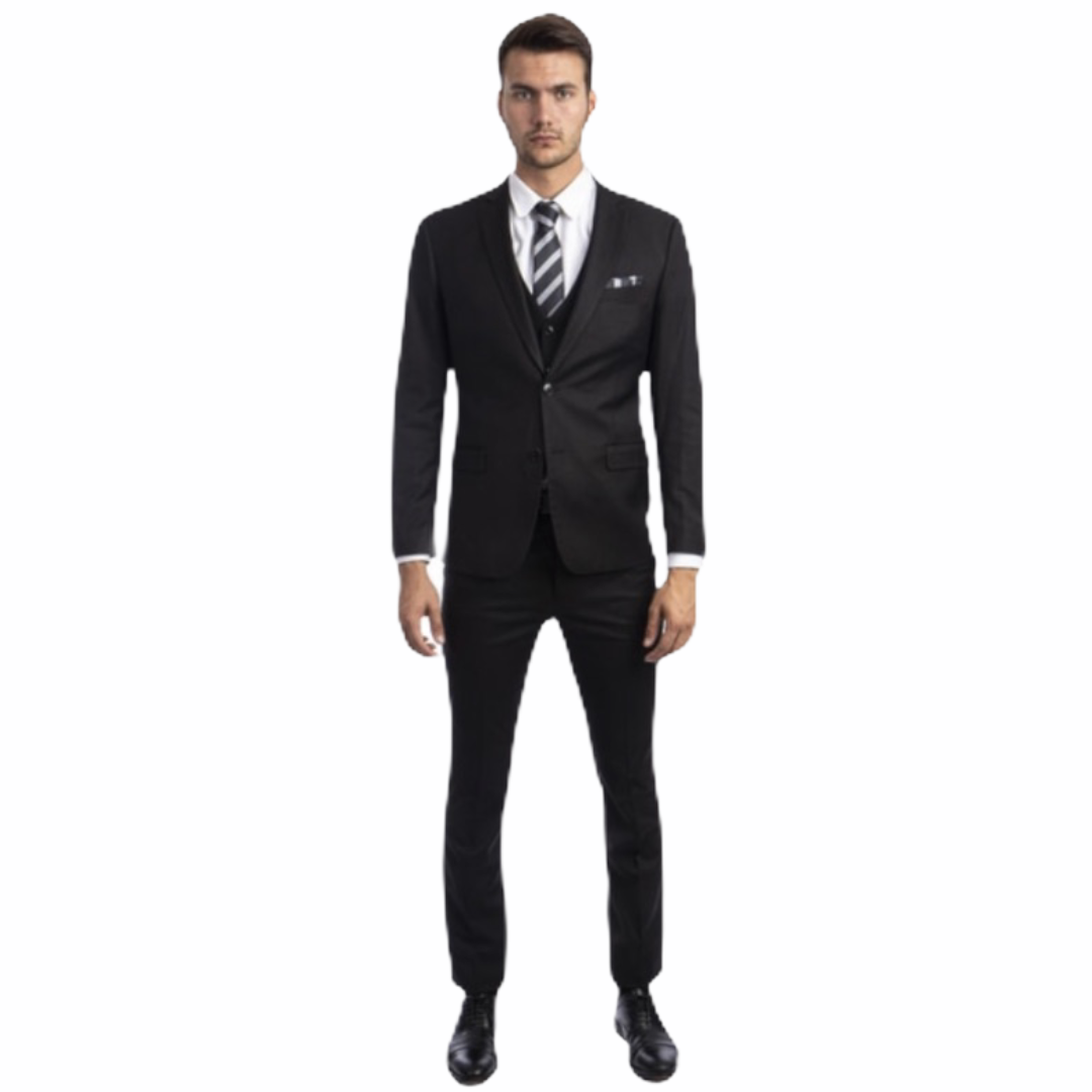 Sean Alexander: Solid 3pc Slim Suit M282SK-01